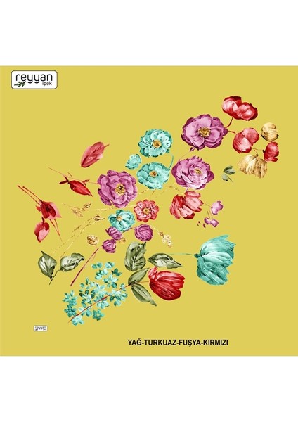 Ipek Desenli Oyalık Yazma - 14978 - Renk-09