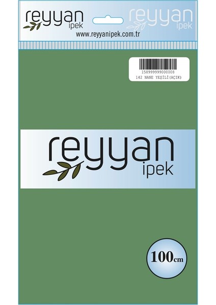 Düz Renk Poşetli Yazma - RENK-142 - Nane Yeşili