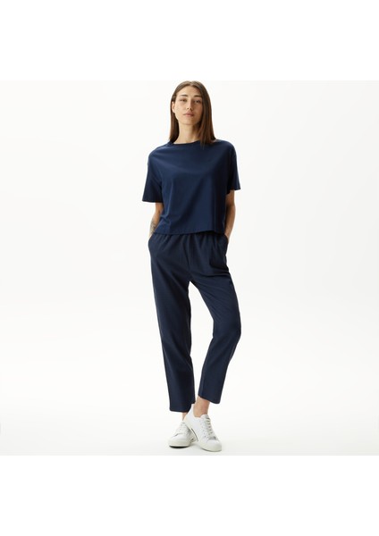 Kadın Lacivert Relaxed Fit T-Shirt modelleri