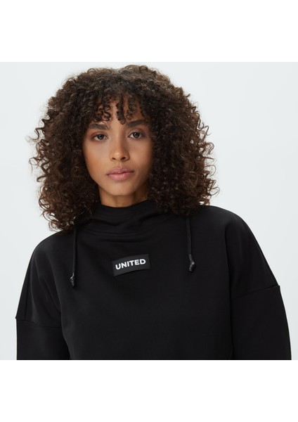 Unıted4 Classic Kadın Siyah Hoodie