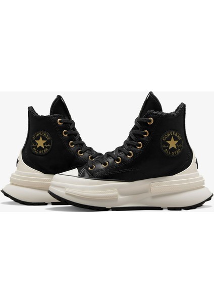 Run Star Legacy Cx Unisex Siyah Deri Platform Sneaker indirimleri