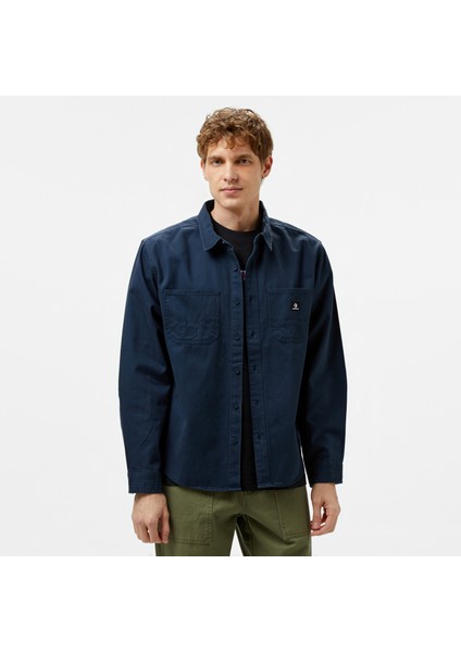 Classic Erkek Lacivert Gömlek