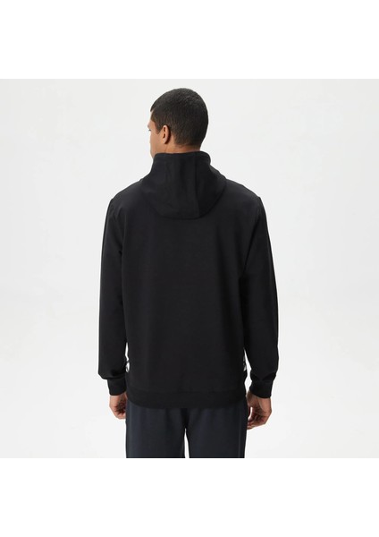 Erkek Siyah Standart Fit Sweatshirt