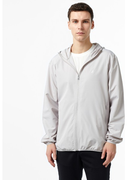 Erkek Gri Yağmurluk