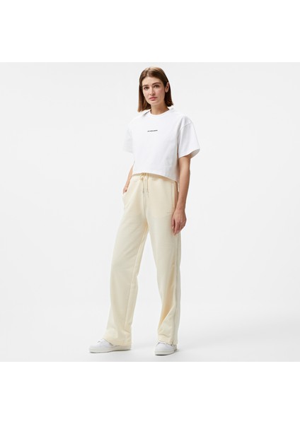 Unıted4 Oversize Zip Kadın Krem Eşofman Altı