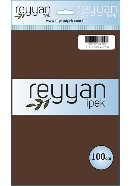 Düz Renk Poşetli Yazma - RENK-117 - K. Pudra Koyu