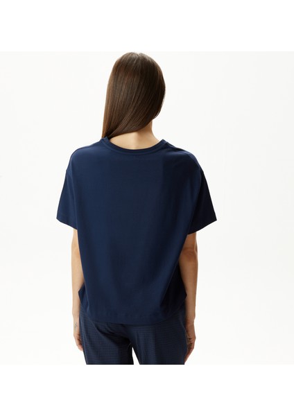Kadın Lacivert Relaxed Fit T-Shirt fiyatları