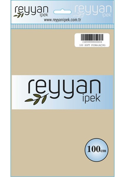 Düz Renk Poşetli Yazma - RENK-100 - Soft Pudra