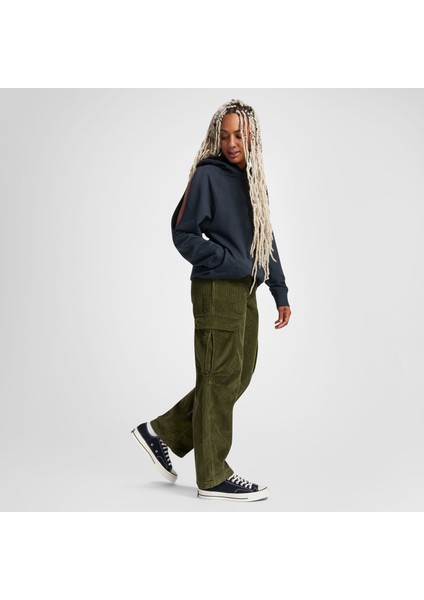 Classic Kadın Siyah Hoodie