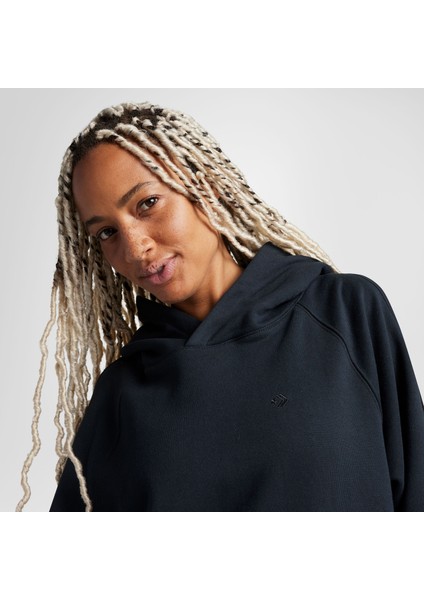 Classic Kadın Siyah Hoodie