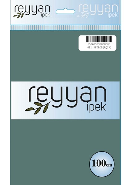 Düz Renk Poşetli Yazma - RENK-081 - Petrol Açık