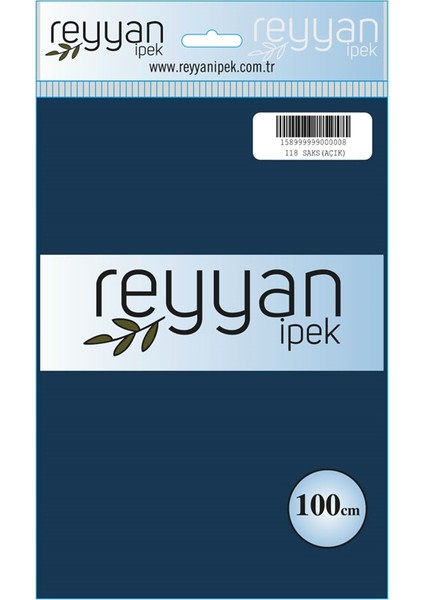 Düz Renk Poşetli Yazma - RENK-118 - Sax Açık