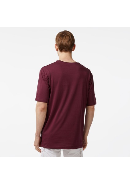 Erkek Bordo Oversize T-Shirt fiyatları