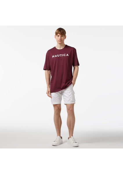 Erkek Bordo Oversize T-Shirt modelleri