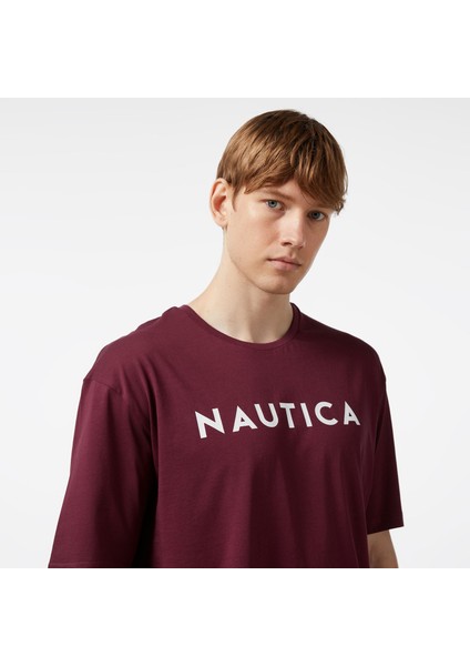 Erkek Bordo Oversize T-Shirt fırsatları