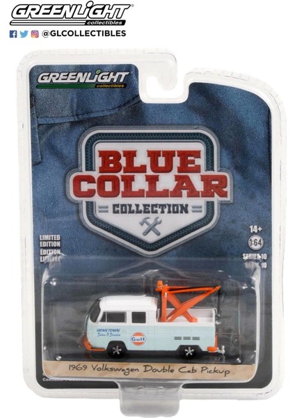 1:64 Blue Collar Collection Series 10 1969 Volkswagen Double Cab Pickup