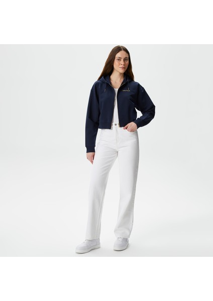 Kadın Lacivert Relaxed Fit Sweatshirt modelleri