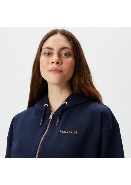 Kadın Lacivert Relaxed Fit Sweatshirt indirimleri