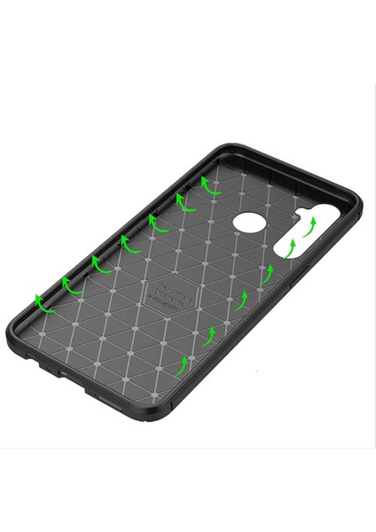 Realme 5 Pro Karbon Desenli Negro Silikon Kılıf fiyatları