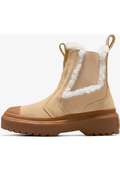 Chuck Taylor All Star Chelsea Lugged Çocuk Kahverengi Süet Platform Bot fırsatları