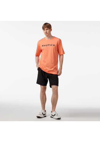 Erkek Turuncu Oversize T-Shirt modelleri