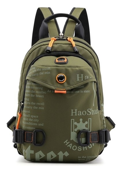 Açık Erkek Göğüs Çantası Çok Fonksiyonlu Moda Sırt Çantası (Yurt Dışından)