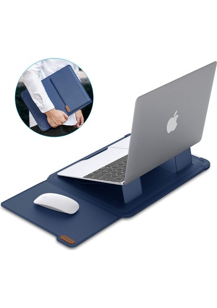 NiLLKiN15.6INÇ MacBook Kılıfstandlı Mauseped Veganderi Apple Hpdell Acerlenovosamsung Laptop Çantası