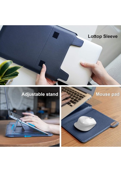 NiLLKiN15.6INÇ MacBook Kılıfstandlı Mauseped Veganderi Apple Hpdell Acerlenovosamsung Laptop Çantası