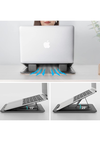 NiLLKiN15.6INÇ MacBook Kılıfstandlı Mauseped Veganderi Apple Hpdell Acerlenovosamsung Laptop Çantası indirimleri