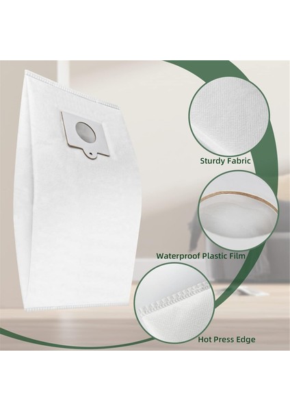 12 Adet 53292 Tip Q/c Hazneli Vakum Torbaları 200 400 600 700 800 Serisi Temizleyici Yedek Torbası (Yurt Dışından) indirimleri