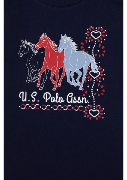 Kız Çocuk Lacivert Tişört 50306200-VR033 modelleri