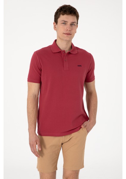 Erkek Vişne Tişört Basic 50306007-VR223