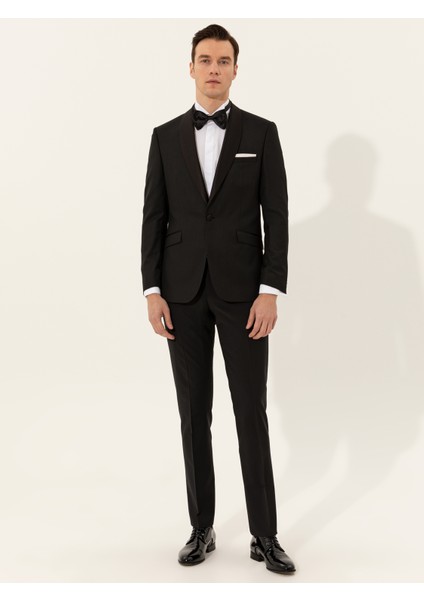 Erkek Siyah Slim Fit Smokin Damatlık 50251817-VR046 modelleri