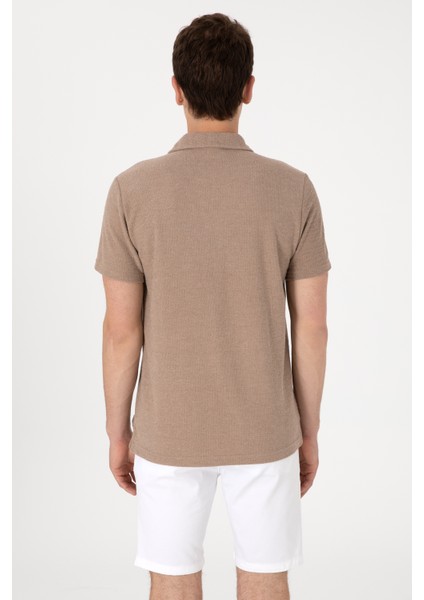 Erkek Camel Tişört 50303227-VR015