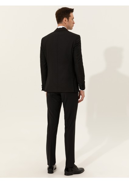 Erkek Siyah Slim Fit Smokin Damatlık 50251817-VR046 fırsatları