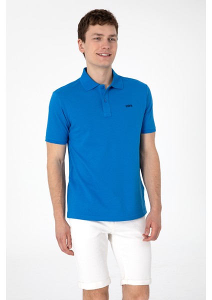 Erkek Kobalt Tişört Basic 50306007-VR077