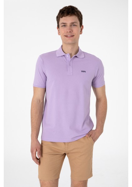 Erkek Lila Tişört Basic 50306007-VR034