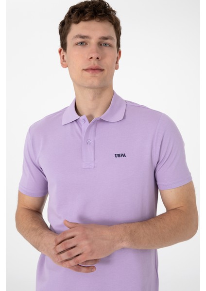 Erkek Lila Tişört Basic 50306007-VR034