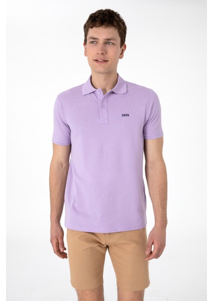 Erkek Lila Tişört Basic 50306007-VR034