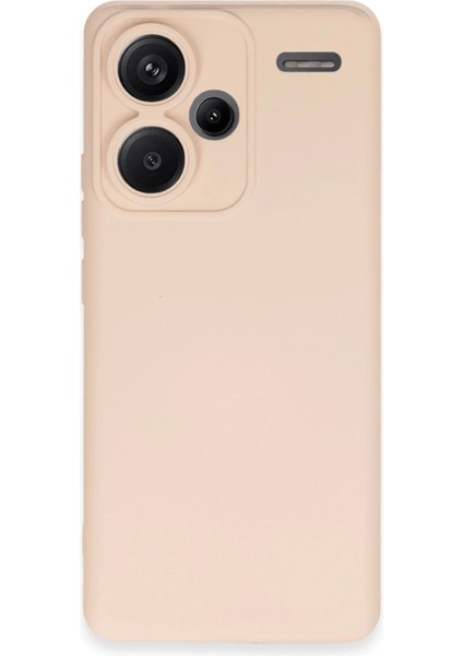 Xiaomi Redmi Note 13 Pro Plus Kılıf Nano Içi Kadife Silikon - Pudra Ynsmr