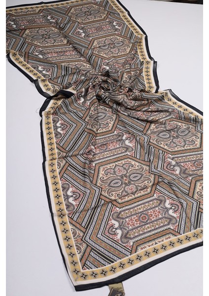 Desenli Pamuk Modal Şal - Desen-01 - Renk-03