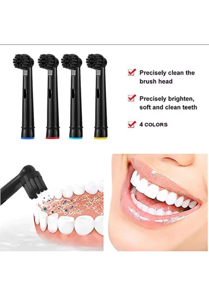 Oral B Uyumlu Bamboo Charchoal Döner Başlık