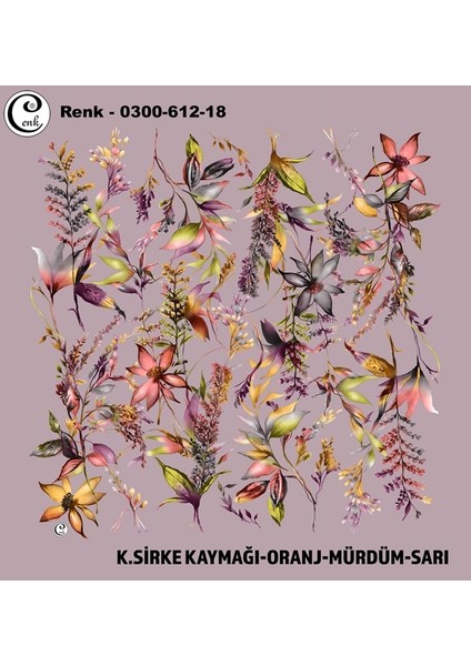 Desenli Oyalık Yazma - 0300-612 - Renk-18
