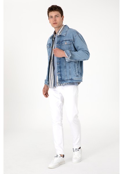 Erkek Açık Mavi Gömlek Jean 50304319-DN0021 fırsatları
