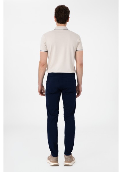 Erkek Lacivert Pantolon (Kanvas-Chino) 50309126-VR033 fırsatları