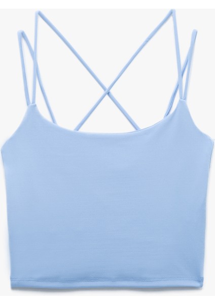 Çaprak Askılı Spor Crop Atlet