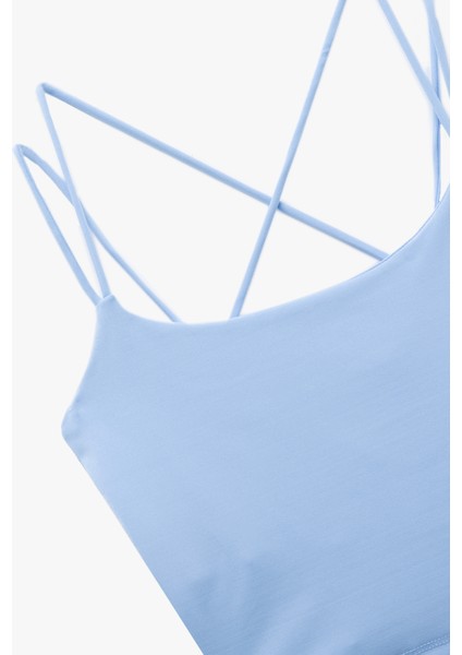 Çaprak Askılı Spor Crop Atlet
