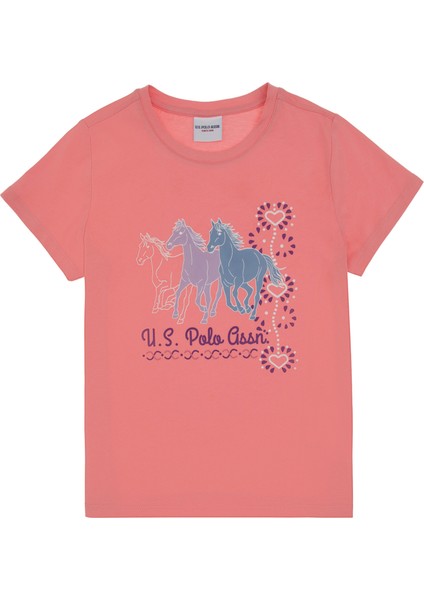 Kız Çocuk Pembe Tişört 50306200-VR041