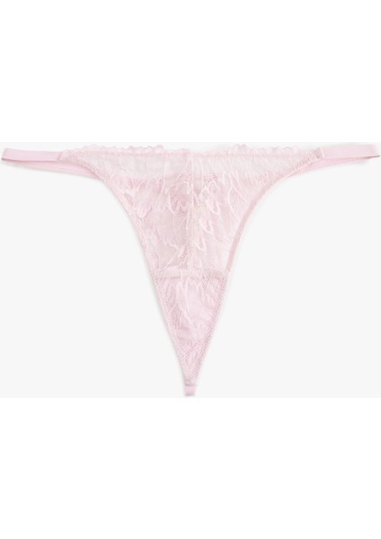 Transparan Dantelli String Külot