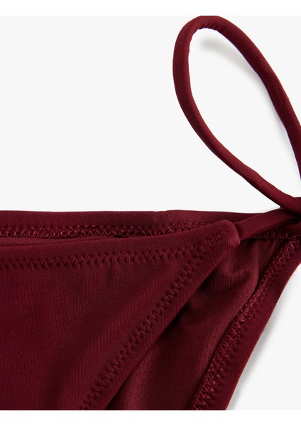 Normal Bel Astarlı Biyeli Yanları Ipli Bikini Altı modelleri